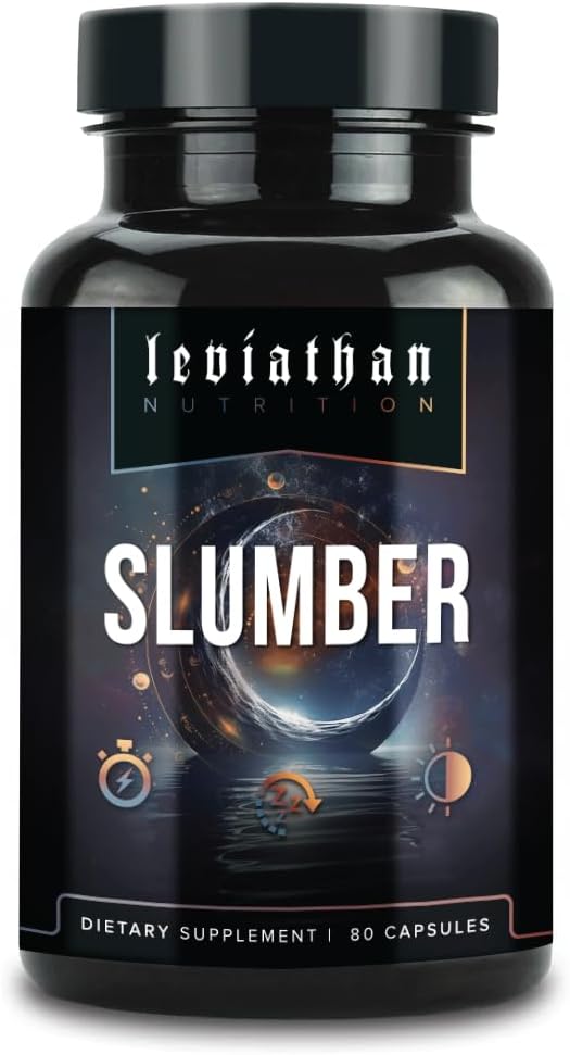 Leviathan Sleep Aid GABA lisäravinteet syvä ja rauhallinen nukkua melatoniini, magnesium, L-Theanine, 5-HTP, Sinkki, Magnolia, Valerian Root unilääkkeitä aikuisille