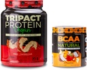 Nutrologia TRIPACT Vegan Protein Powder, for Vegan Protein Shakes, Peanut Butter Vanilla (20 Servings) BCAA Natural, Plant Based BCAA Powder, Orange Coconut Flavor (30 Servings)