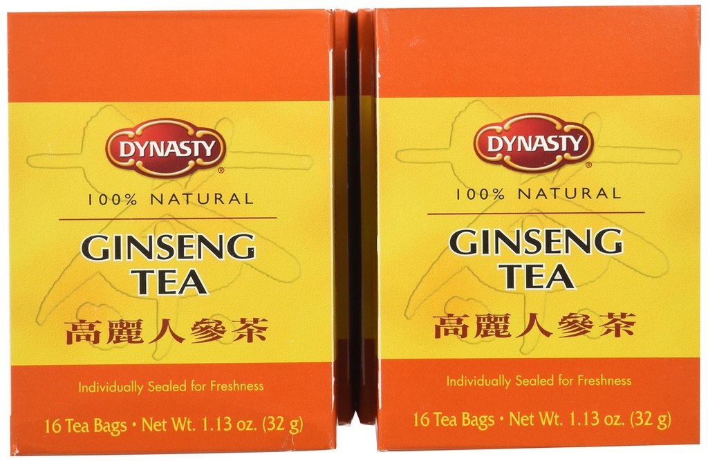 Dynasty Tea, Ginseng, 1.13-Ounce (pakkaus 6)
