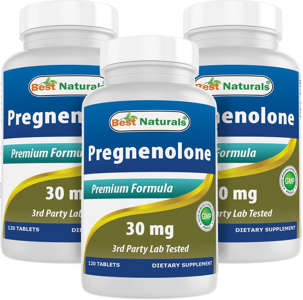 Best Naturals Pregnenolone 30 mg 120 tablettia (120.