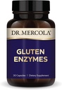 Mercola Gluten Enzymes, 30 kapselia, ei-GMO, gluteeniton, soijaton