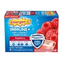 Emergen-C Immuuni+ Triple Action Immuunituki Powder, BetaVia (R), 1000 mg C-vitamiinia, B-vitamiinia, D-vitamiinia ja antioksidantteja, Vadelma, Takaisin kouluun Essentials 