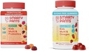 SmartyPants Kids Multivitamiini Gummies Bundle: Organic Probiootit, Omega 3, Vitamiinit D3, C, B12, B6, A, K & Sinkki Immuunituki, Sokeriton mansikkabanaani, 164 Count