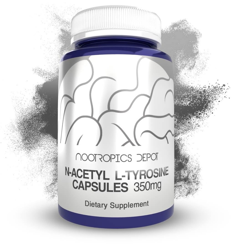 Nootropics Depot N-asetyl L-tyrosiini kapselit ... 350 mg... 120...