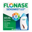 Flonase Sensimist Allergy Relief Nasal Spray för Non-Drowsy, 24-timmars Multi-Symptom Allergy Relief - 60 Sprayer