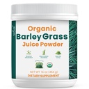 Teaveli Organic Barley Grass Juice Powder-Grown and Harvested in The Fertile Utah Soil - 16 Ounces (454 Grams)