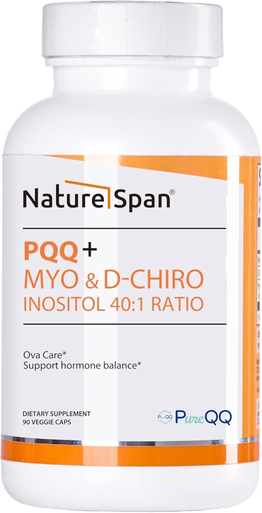 Premium Inositol, PQQ + Inositoli & Chiral Inositoli 40:1 Suhde,90 Caps