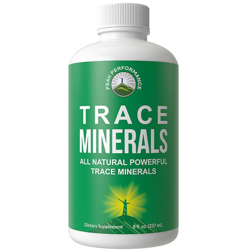 Ultra High Purity Trace Minerals Liquid Drops för vatten. Ionic Plant Based Fulvic Trace Mineral Drop Supplement + Magnesium. Ersätter naturliga mineraler, elektrolyter + optimala pH-nivåer