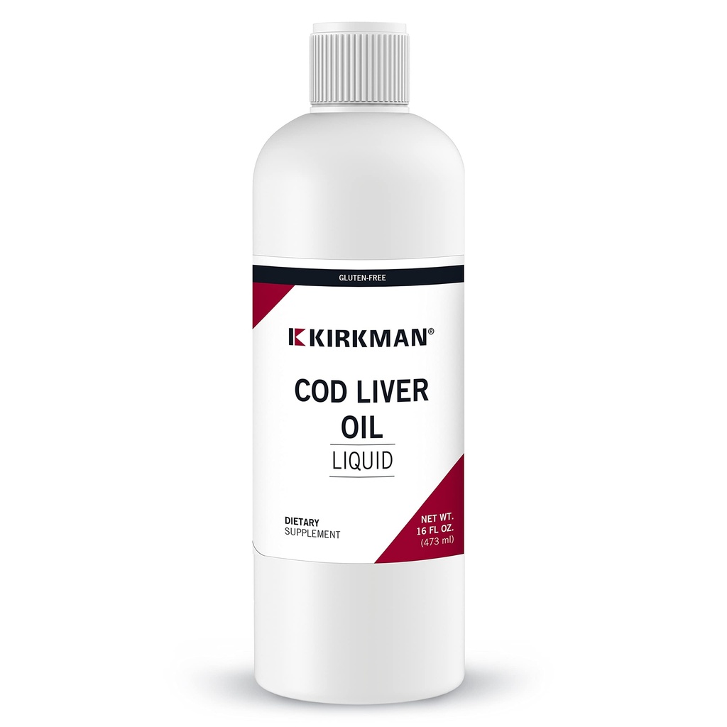 Kirkman Cod Liver Oil Liquid - Mautonta 16oz.