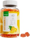 Khair Halal C-vitamiini Gummies - Ei GMO, Gluteeniton, Liivate, Kasvissyöjä - Immuuni tuki Gummies, Halal herkullisia vitamiineja aikuisille & lapsille - 60 Gummies