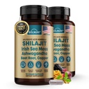 Shilajit Pure Himalayan Organic Capsules with Irish Sea Moss, Ashwagandha, Kupari, juuri - Fulvic Acid Trace Minerals Supplement for Men & Women - 90 Count, non-GMO, Gluteeniton