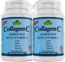 CollagenC Hydrolysaatti - sisältää biotiinia ja C-vitamiinia - 100 kapselia - 2 pakkaus