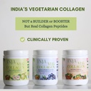 INJA Wellness Veg Collagen täydentää naisille, miehet, 100% kasvissyöjä Collagen, Vain alkuperäinen kasvis Collagen Powder, Ei lisättyä sokeria, parantaa ihon ja hiusten terveyttä, vähentää hieno linja ja ryppyjä,