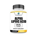 American Standard Supplements Alpha Lipoic Acid 1300mg Per Serving - Vegaani, Gluteeniton, ei-GMO, 90 kapselia, 45 tarjoilua