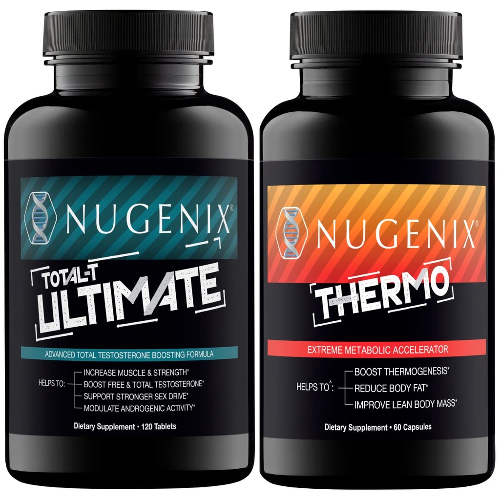 Nugenix Total-T Ultimate och Thermogenic Fat Burner för Män