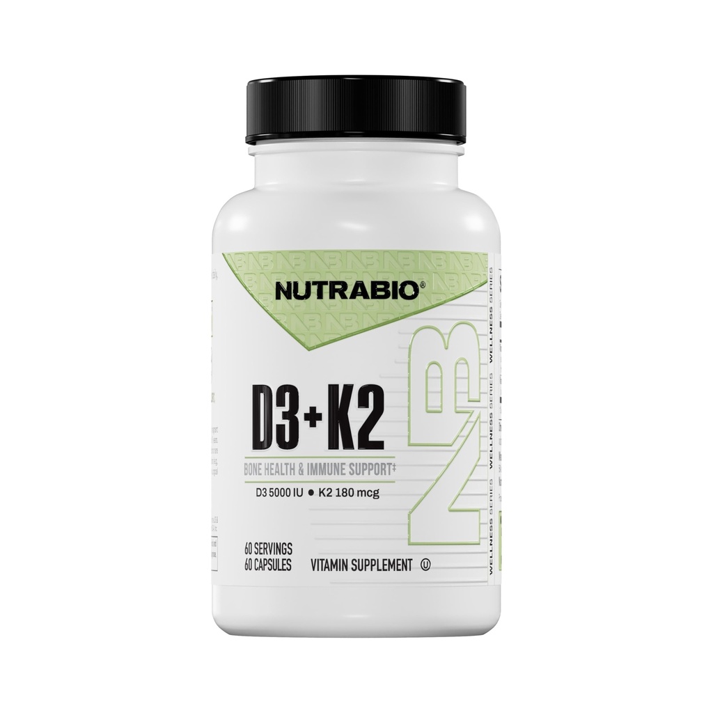 NutraBio-vitamiini D3 K2 