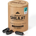NATURAL SHILAJIT kapslar (2 månaders leverans) - 60 greve - Shilajit för män och kvinnor med fulvic syra och spåra mineraler, växtbaserade näringsämnen för energi, immunstöd och vitalitet