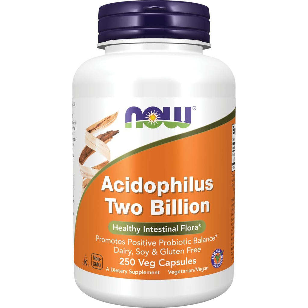 Nu Foods Acidophilus 2 miljarder 250 Caps