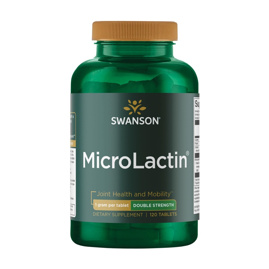Swanson Microlactin Double Strength 1000 Milligramma 120 Tabs