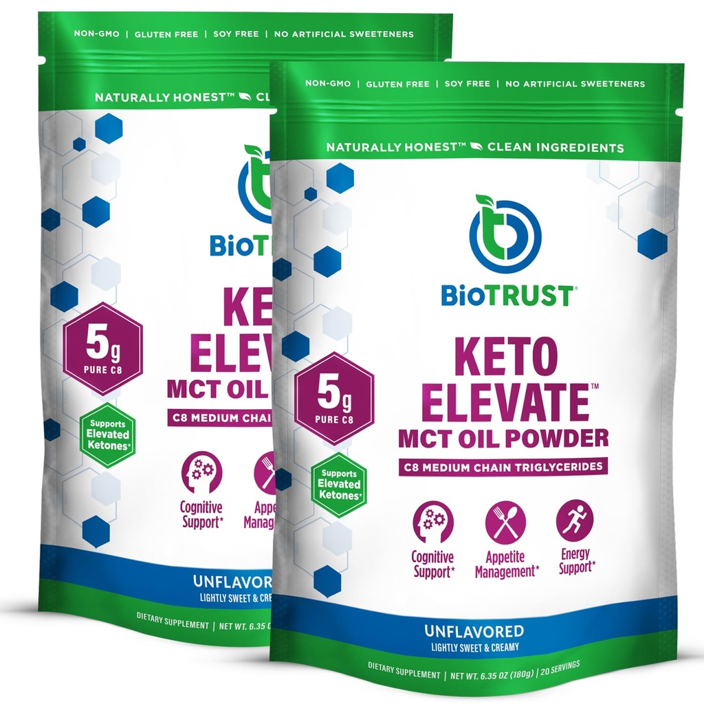 BioTrust Keto Elevage ... C8 MCT Oil Powder ...