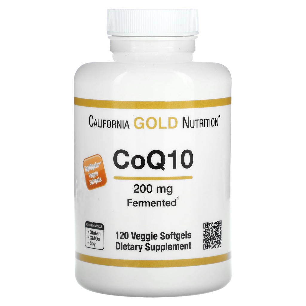 Kalifornien Gold Nutrition CoQ10, 200 mg, 120 Veggie Softgels