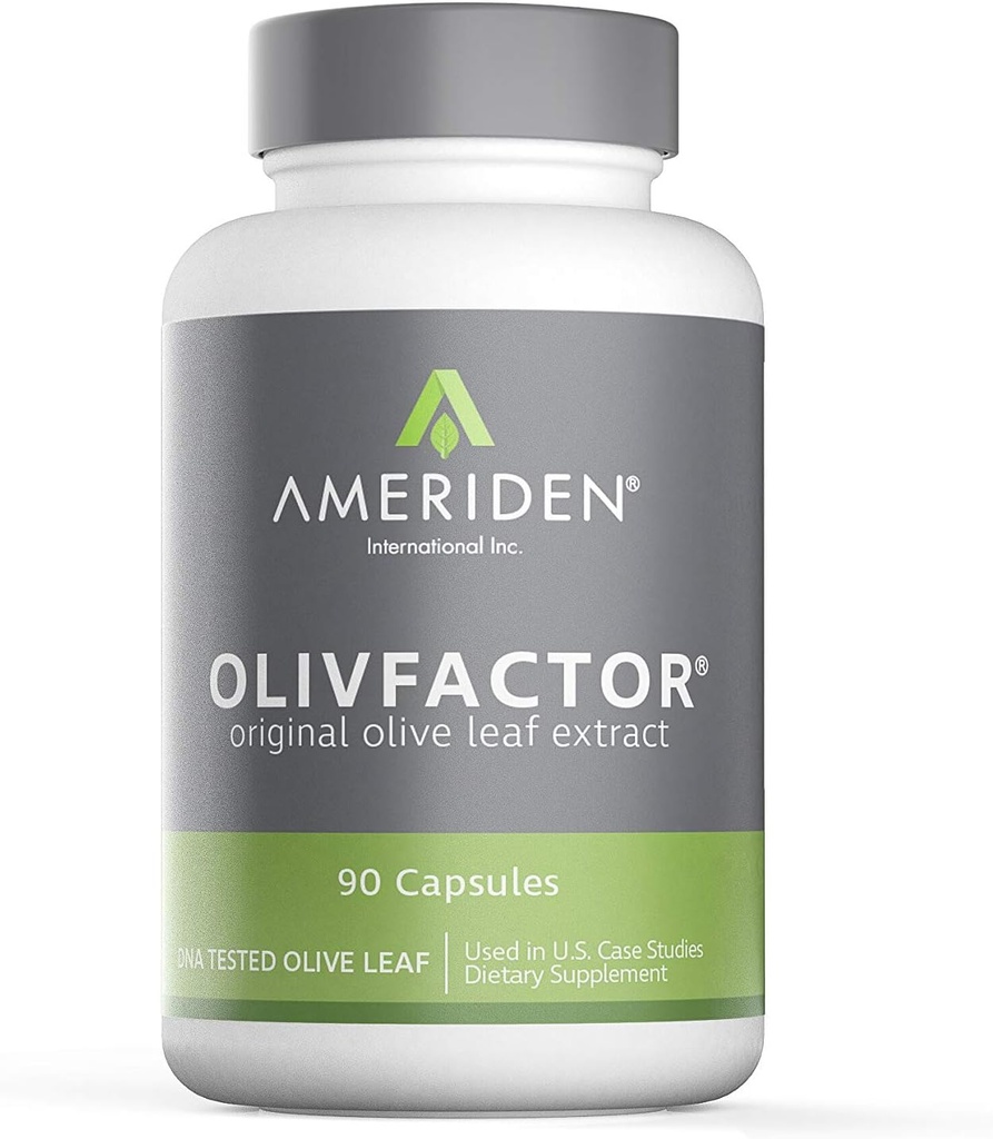 OLIVFACTOR- Alkuperäinen Olive Leaf Extract-DNA Testattu Potent 20% Standardoitu Active Oleuropein 90 Vcap 525mg