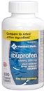 Medlemmar Mark Ibuprofen Belagda tabletter 200mg Smärta Reliever Fever Reducer, 1 flaska, 600 tabletter