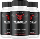 rize labs (3 pakkaus) Testonine Mies Supplement, Testonine Kapselit miehille, Testonine Maximum Strength Formula, Testonine Kaikki luonnolliset pilleri lihasvoimaa, Testonine Reviews (180 kapselia)