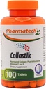 Hydrolysoitu kollageeni ja C- ja E-vitamiinit naisille. Ihon ja kynsien terveys, Premium Formula Collagen Plus antioksidantteja täydentää, 100 tablettia, Collastik