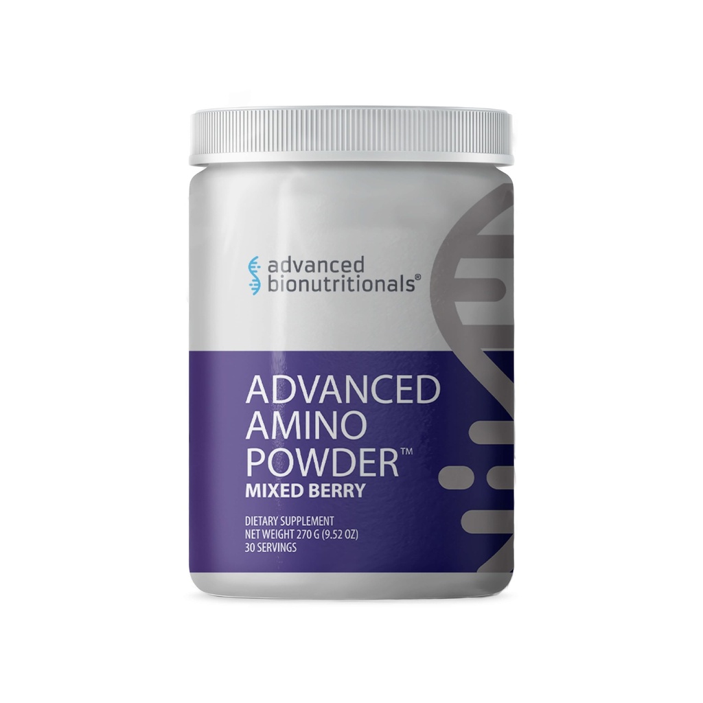 Advanced Bionutritionals – Advanced Amino Powder, Amino Acid Supplement, Build Muscle, Post Workout Recovery, Energy,Non-GMO, Gluten Free, Dairy Free, Vegan (30 portioner)