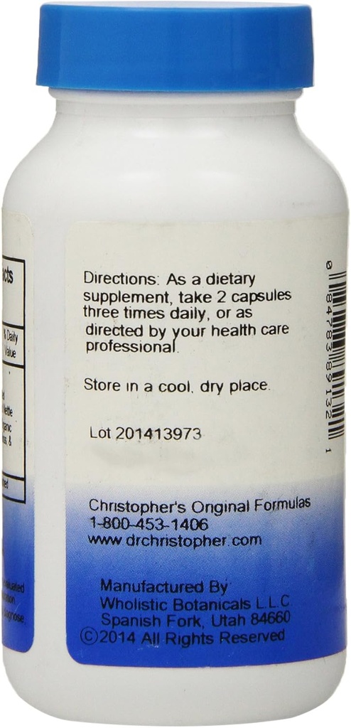 Dr. Christopher's Original Formula Kilpirauhasen ylläpito Formula Kapselit, 100 lukua (Pack of 2)
