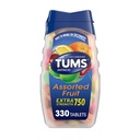 TUMS Pureskeltava antasidit tabletit Extra Strength Heartburn Relief, suuri kesällä BBQ - valikoituja hedelmiä makuja - 330
