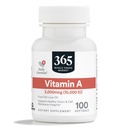 365 Whole Foods Market, A-vitamiini 10 000 IU, 100 CT