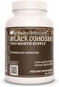 Remedys näring Black Cohosh | 1000 mg, 60 Vegan Capsules Herbal Dietary Supplement | Två månaders leverans