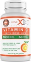 Genex Formula 1000 mg C-vitamiini Rose HIPS (60 kapselia) Tukee Terve immuunijärjestelmä - ei-GMO, Gluteeniton, Vegan (60 päivän tarjonta)