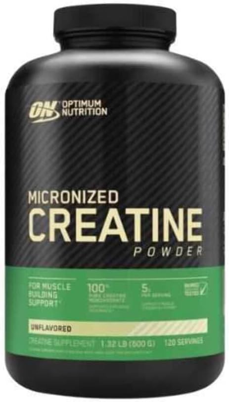 Optimum Nutrition Kreatinpulver, Osmakad, 600 Gram