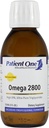 Patient One Omega 2800 Flytande | Tillägg för att stödja hjärta, kognitiv och gemensam hälsa * | High-Potency Omega-3 Fish Oil | Lemon Flavor | 5 fl oz