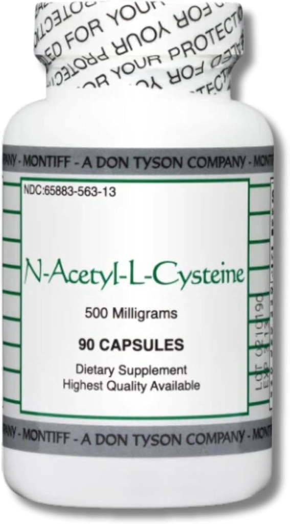 MindEyes N-Acetyl-L-Cysteine NAC 500mg Supplement (90 kapslar), White