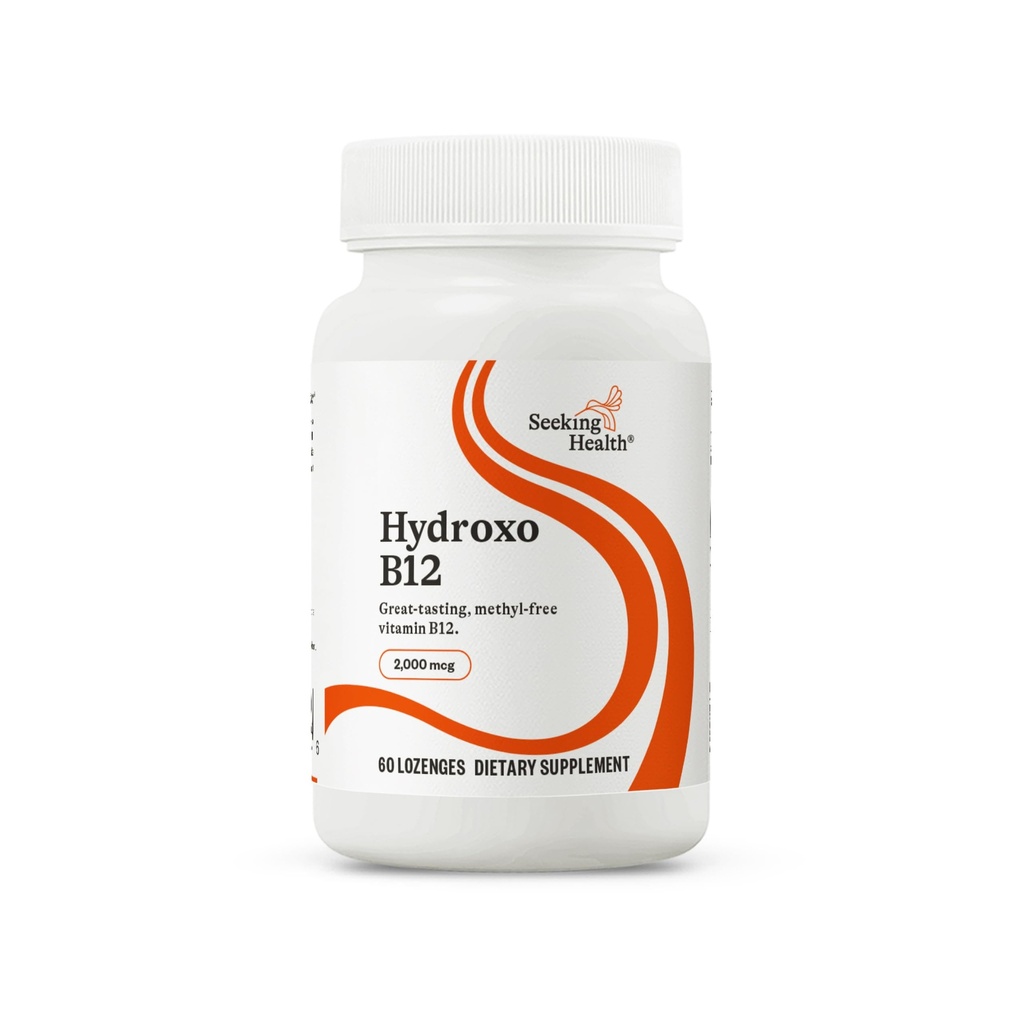 Etsiminen Health Hydraxo B12 - B-vitamiini täydentää energiatukea - täydennysosa Folaatti tukea metyyli & homokysteiini tasoilla - 2000 mikrog, 60 lozenges