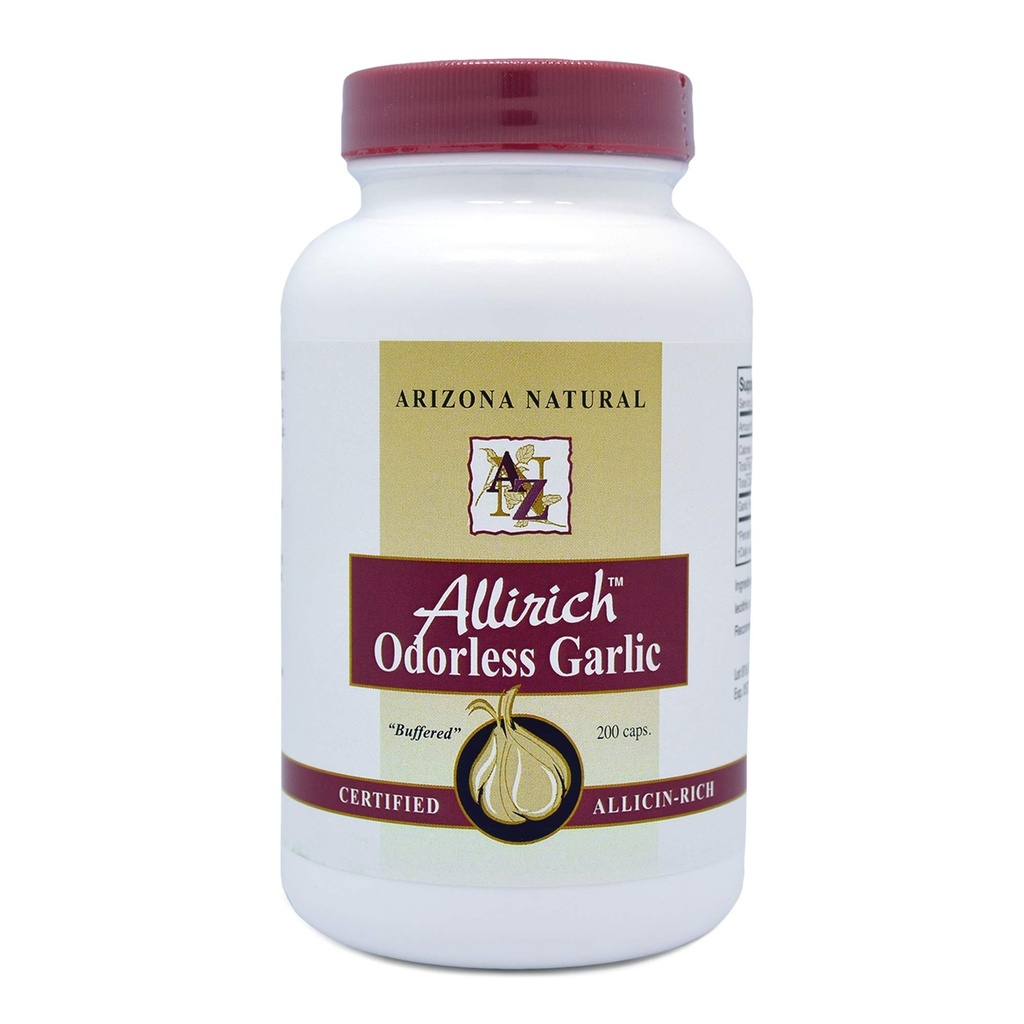 Allirich (Allicin-Rich) Odorless Valkosipuli Soft-gels