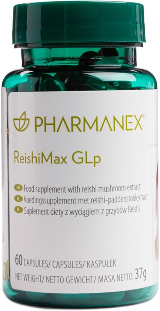 ReishiMax Immunosupport Supplement, Red Reishi Mushroom Extract, 60 kapselia, Boosts Immuuniterveys, tukee energiaa, elinvoimaa ja yleistä hyvinvointia