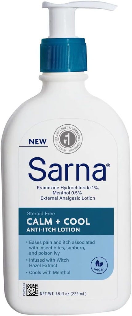 Sarna rauhallinen + viileä Lotion 7,5 Oz