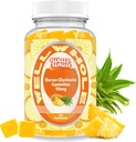 Boron Glycinate Gummies 10 mg, CoQ10 100 mg, auttaa kalsiumin ja magnesiumin imeytymistä, yhteisvaikutukset D-vitamiinin kanssa, 60