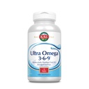 KAL Ultra Omega 3-6-9 1200mg | Fiskolja w/Cold Pressed Flaxseed & Borage Oil | Hud, Hår, Hjärta, Minne | 200 Softgels
