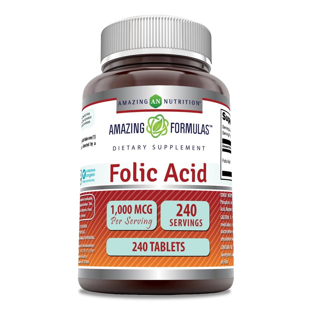 Amazing Formula Folic Acid 1000 Mcg (1 Mg) 