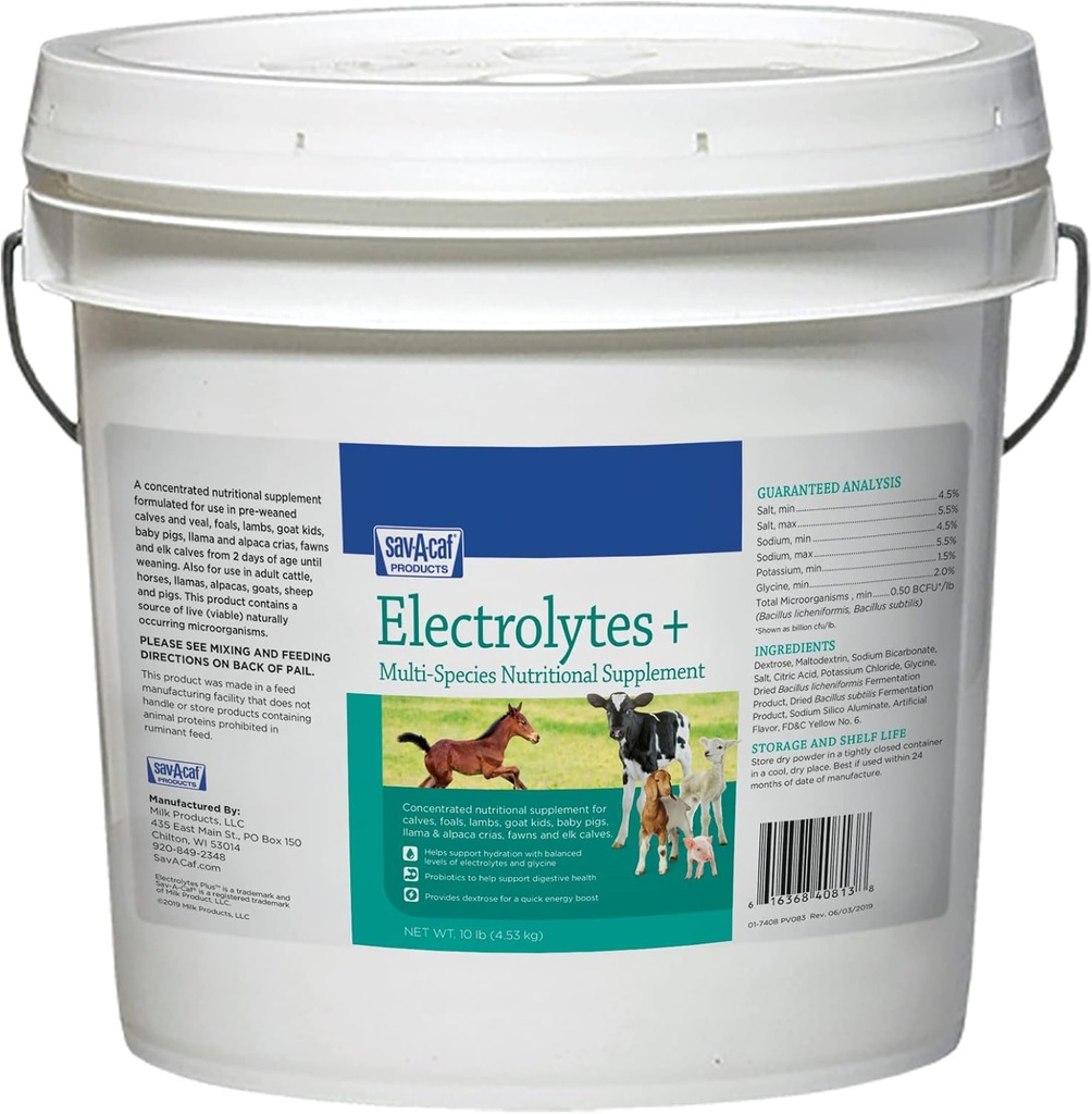 633011 Electrolytes Plus monilajilisä, 10 lb
