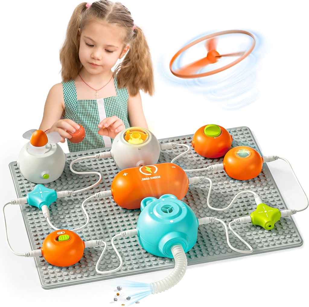 Tiedesarjat lapsille - STEM Kits for Kids, Electronics Exploration Kit, 140+ Projects, 10+ Circuit osat, STEM koulutus lelu lahjat lapsille Pojat Ikä 3 4 5 6 7 8 9 10 11 12