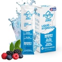 MyHy Zero Liquid Hydration Packets, Sokeriton Elektrolyyttijuomasekoitus nesteytyksen tukemiseen, nestehukastaminen matkustamiseen, raskauteen, kuntoiluun, polttareihin ja polttareihin