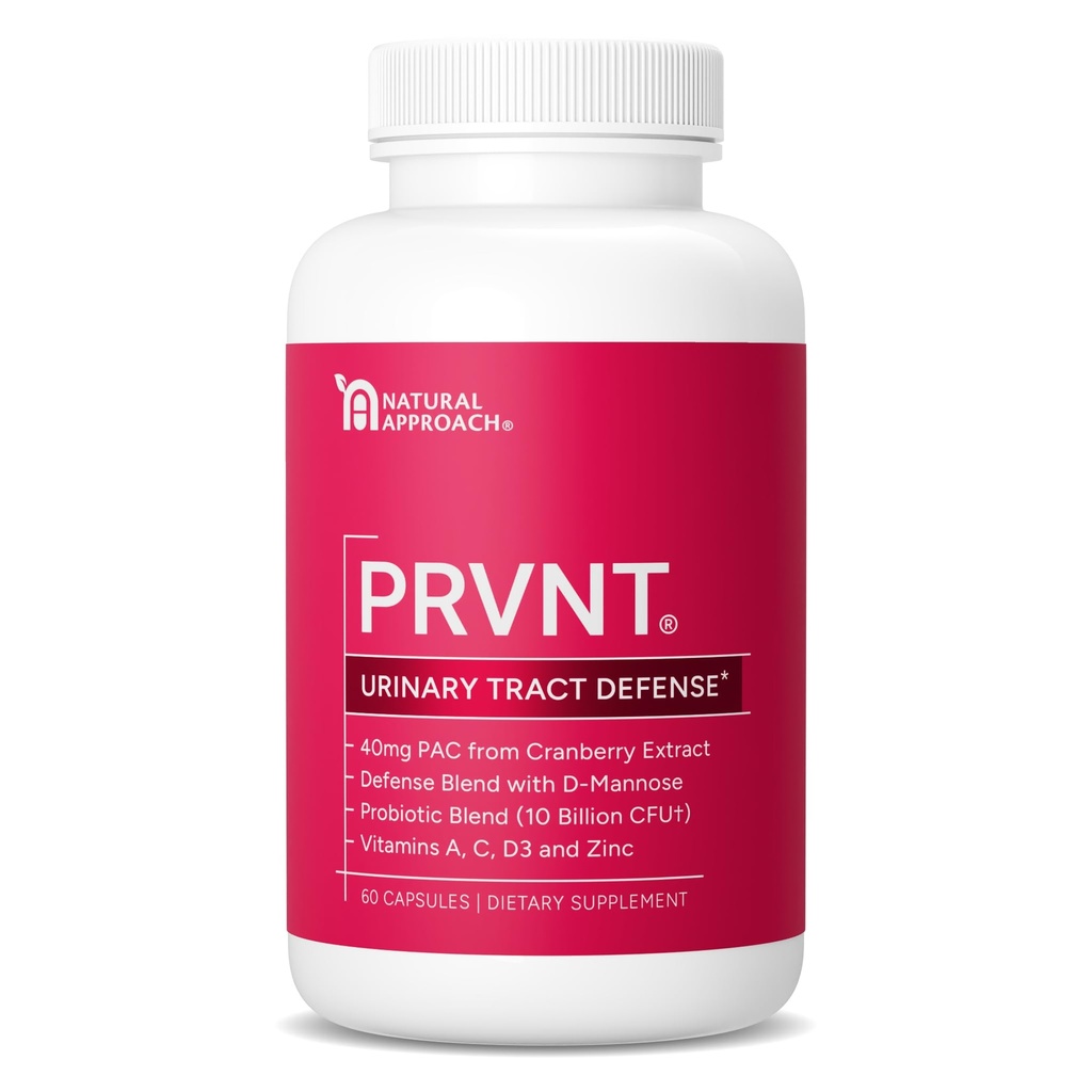 Urinary Tract Defense med Cranberry PAC, D-Mannose, Probiotics & Vitamins | UTI Avoidance & Bladder Support Supplement | Mest kraftfulla Cranberry Pills för kvinnor och män | USA Tillverkad | 60 kapslar