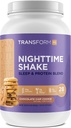TransformHQ Nighttime Shake, Sleep + Protein Blend, 28 Tarjoilut, Chocolate Chip Cookie Flavor